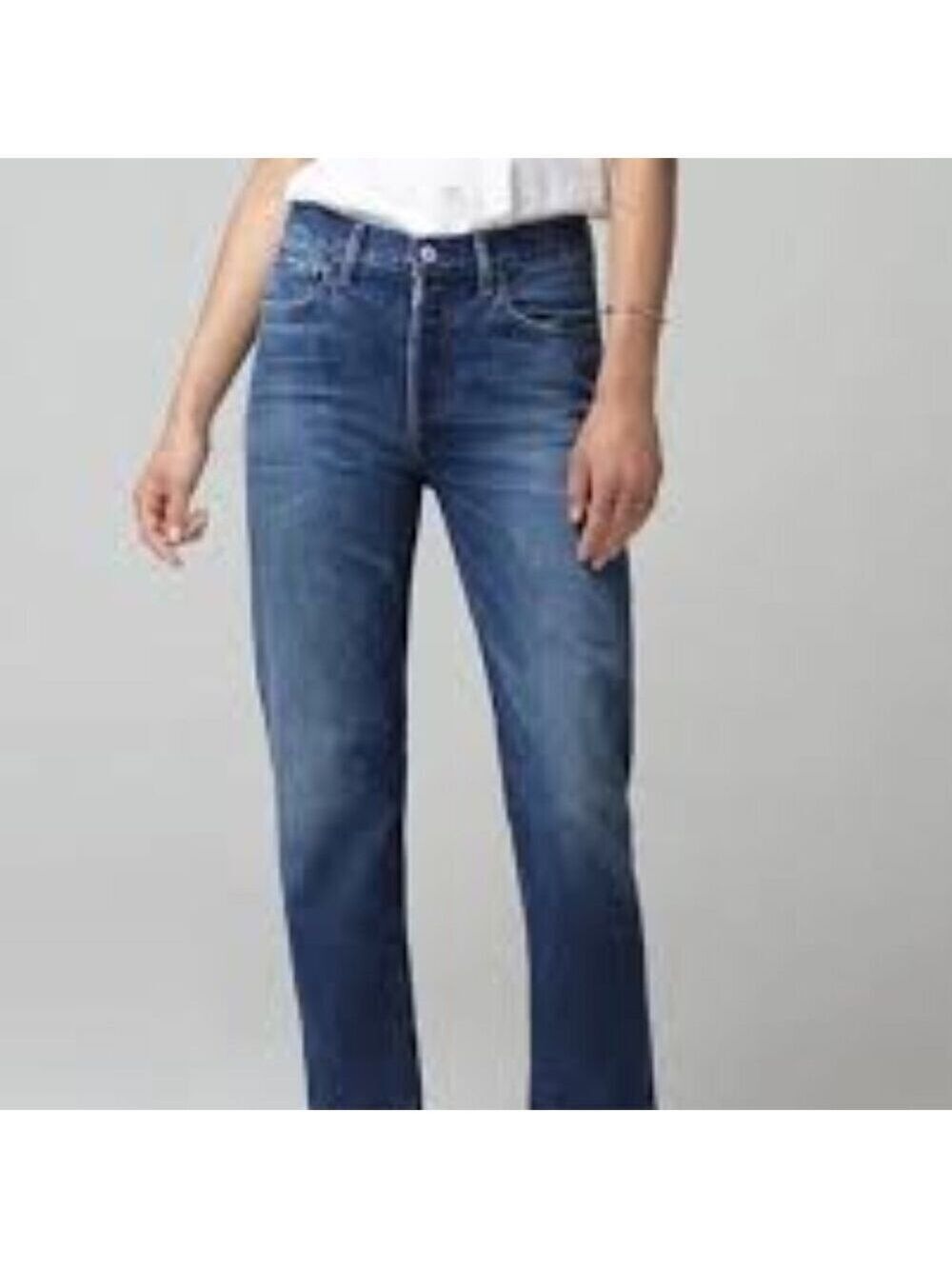 Citizens Of Humanity The Mckenzie Curved Straight Jeans Size 24